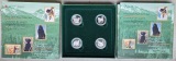 Kanada: Set Hunde 1997, enthält 34,4 g Feinsilber