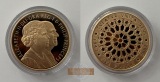 Großbritannien 5 Pound Coin Diamond Wedding 2007 Gold Crown M...