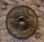 z033: Britische Münze AGE Control, Münze für Zigarettenauto...