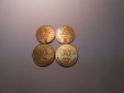 hn5 / Kroatien, 4er Lot, 5 Lipa 2007+2011 (KM# 5) und 10 Lipa ...