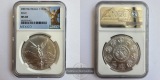 Mexico / 1 Onza Libertad Plata Pura 2001 NGC Graded MS 68 FM-F...