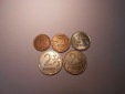 hn10 / Russland, 5er Lot, 10 Kopeken 50 Kopeken 1 Rubel 2 Rubel