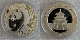China - 10 Yuan Panda 2002 , 1oz Silber