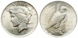 USA: Peace Dollar 1922, TOP-ERHALTUNG! näheres unten!