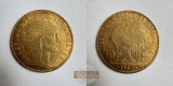 Frankreich 10 Francs 1907 (1899-1914) MM-Frankfurt KM#846 Fein...