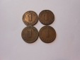 C41.°° Bank deutscher Länder, 4er Lot, 1 Pfennig 1948 D F G J
