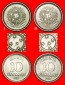 Ⰺ SÜDKREUZ 1986-1988:BRASILIEN★10 CENTAVO 1987 VZGL STEMP...
