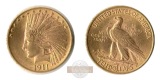 USA 10 Dollars (Indian Head) 1911  MM-Frankfurt KM#130 Feingol...