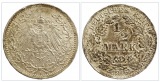 Deutschland ½ Mark, 1916 Münzzeichen: A - Berlin Silber 2,5g...