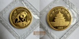 China 5 Yuan (Panda) 1990 MM-Frankfurt KM#268 Feingold: 1,56g