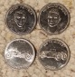 Z002: Restposten Sammler-Münzen Shell 2 x Mexico 1970 und 2 x...