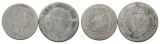 Altdeutschland; 2 Kleinmünzen 1833 / 18??