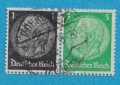 Deutsches Reich  MH. Zusammendrucke Mi.512/515 Waagerecht W 71...