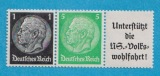 Deutsches Reich  MH. Zusammendrucke Mi.512/515/A 8 b Waagerech...