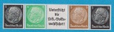 Deutsches Reich  MH. Zusammendrucke Mi.512/515/A 8 b/513/512 W...