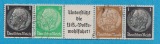 Deutsches Reich  MH. Zusammendrucke Mi.512/515/A 8 b/513/512 W...
