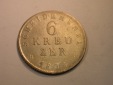 K03 Hessen-Darmstadt  6 Kreuzer 1835 in ss/ss+  Originalbilder