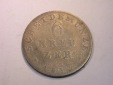 K03 Hessen-Darmstadt  6 Kreuzer 1833 in ss    Originalbilder