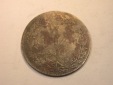 K03 Hessen-Darmstadt  3 Kreuzer 1848 in schön     Originalbilder