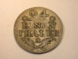 K03  Preussen  1/24 Taler 1782 A in ss   Originalbilder