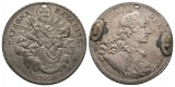 Bayern, Lauersche Nachprägung d. Madonnentalers 1760; gelocht...