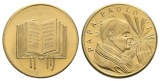 Medaille; Papa Paolo; vergold. Bronze; 7,49 g; Ø 28,64 mm
