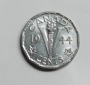Kanada 5 Cent 1944 König George VI. KM# 40a (verchromter Stahl)