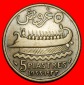 Ⰺ FRANKREICH (1925-1940): LIBANON ★ 5 PIASTRE 1933 SCHIFF ...