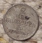 Sachsen 2 Neugroschen = 20 Pfennig 1852, SILBER