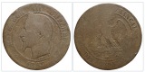 Frankreich 10 Centimes 1862 Münzzeichen BB - Straßburg