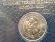 Original 2 euro 2022 Vatikan Papst Mutter Teresa im Folder/Bli...