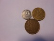 hn27 / Belgien, 3er Lot, 1 Franc 1991 BELGIQUE, 5 Francs 1986 ...