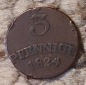 Großherzogtum Sachsen-Weimar-Eisenach (1814 - 1870) 3 Pfennig...