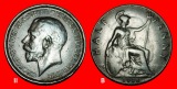 Ⰺ HERRIN DER SEEN: GROSSBRITANNIEN★1/2 PENNY 1918! GEORG V...