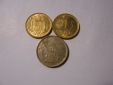 hn45 / Spanien, 3er Lot, 5 Pesata 1957(KM# 786), 1 Peseta 1975...
