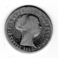 Spanien 2 Real 1853 Silber