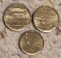 d024: Argentinien 3 Münzen zur Fußball WM 1978