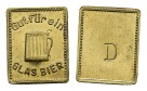 Bayern; Bobingen; Gut für ein Glas Bier; gepunzt: D; Menzel -...