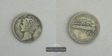 USA 1 Dime Mercury Dime 1945 FM-Frankfurt KM#140 Feinsilber: 2...