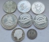 Mixed lot of silver coins. 105 grams of pure silver