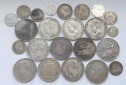 Mixed lot of silver coins. 315 grams of pure silver