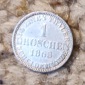 Hannover 1 Groschen 1863, SILBER, selten, guter Erhalt (besser...