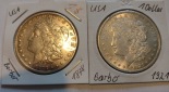 USA Barber Dollar, 1x1878, 1x 1921