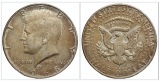 USA ½ Dollar, 1968 Kennedy Half Dollar Silber 4,6g fein