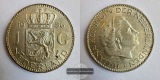 Niederlande 1 Gulden Juliana 1956 FM-Frankfurt KM#184 Feinsilb...