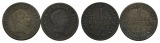 Altdeutschland; 2 Kleinmünzen 1845/1847