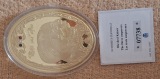 Gigant-Medaille 2015 Kupfer vergoldet mit Svsrovski Die Kaiser...