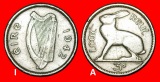 Ⰺ GROSSBRITANNIEN (1928-1968): IRLAND ★ 3 PENCE 1942 HASE!...