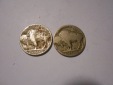 ZX15 USA 2er Lot Buffalo Nickel-5 Cent / ? ? (KM# 134)