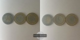 LOT: San Marino 2x 1000 Lire (Ancient allegory) 1999, Italien ...